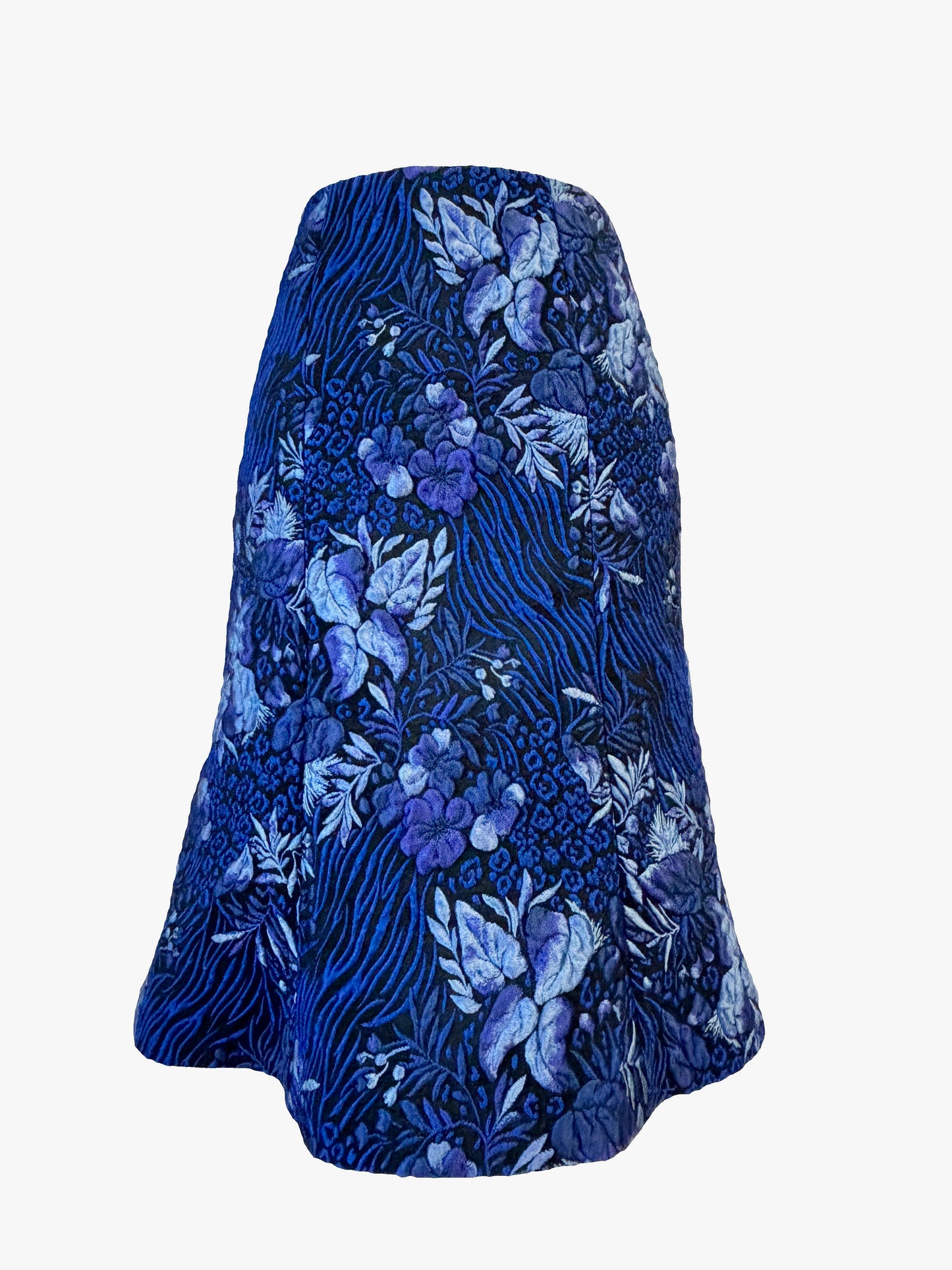 Jacquard skirt Blue Elegance