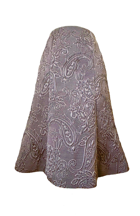 Jacquard Skirt Paisley Cute